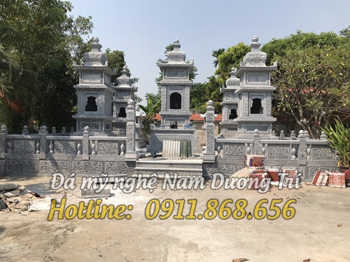 Vườn tháp tại chùa Khánh Long - Hải Phòng